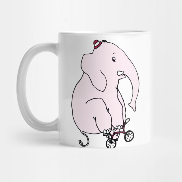 Elephant on a Bike by orio concepts